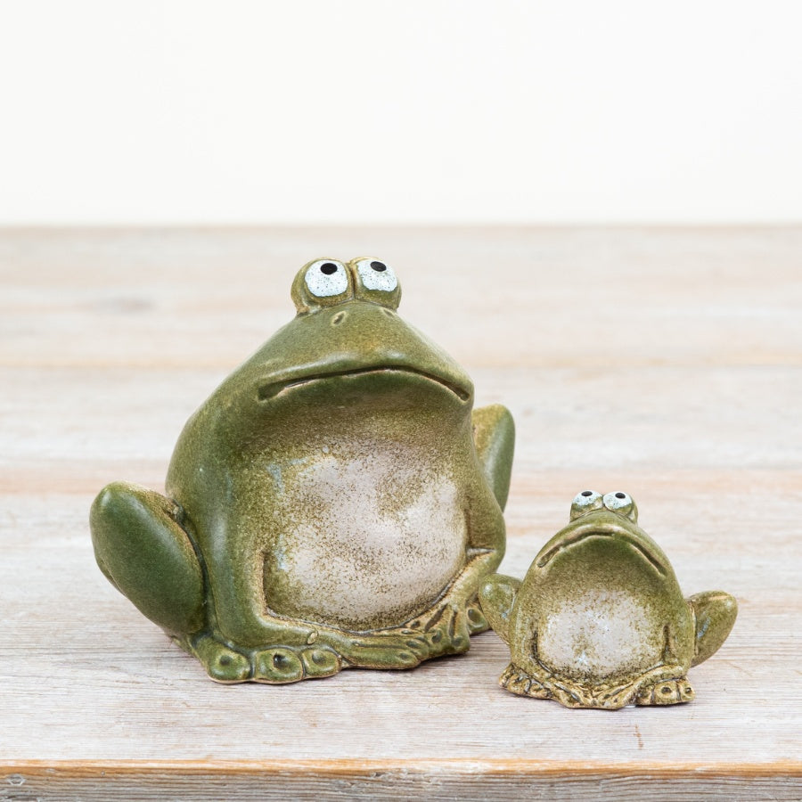 Green Frog Decoration 14.9cm – Quirky Home & Garden Decorative Ornament