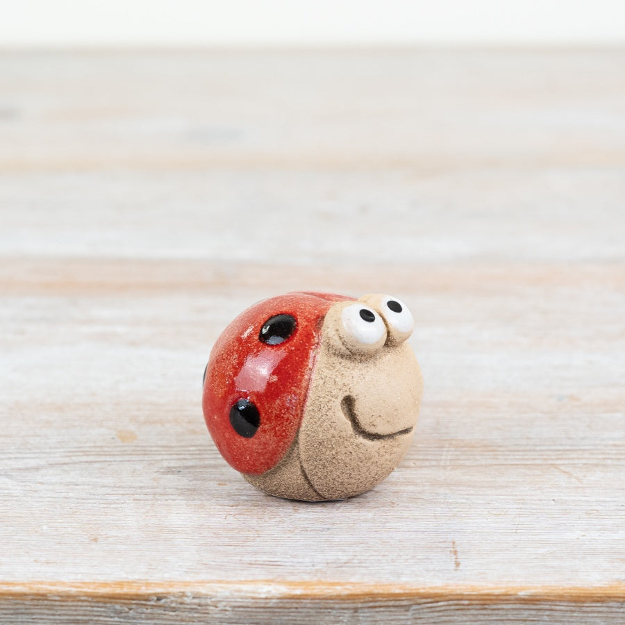 Ladybug Ornament 5.5cm – Cute Red & Black Decorative Figurine