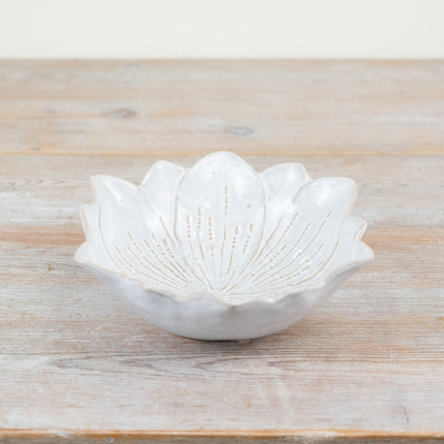 Flower Trinket Dish 19cm – Floral Jewellery Holder Decorative Home Accent