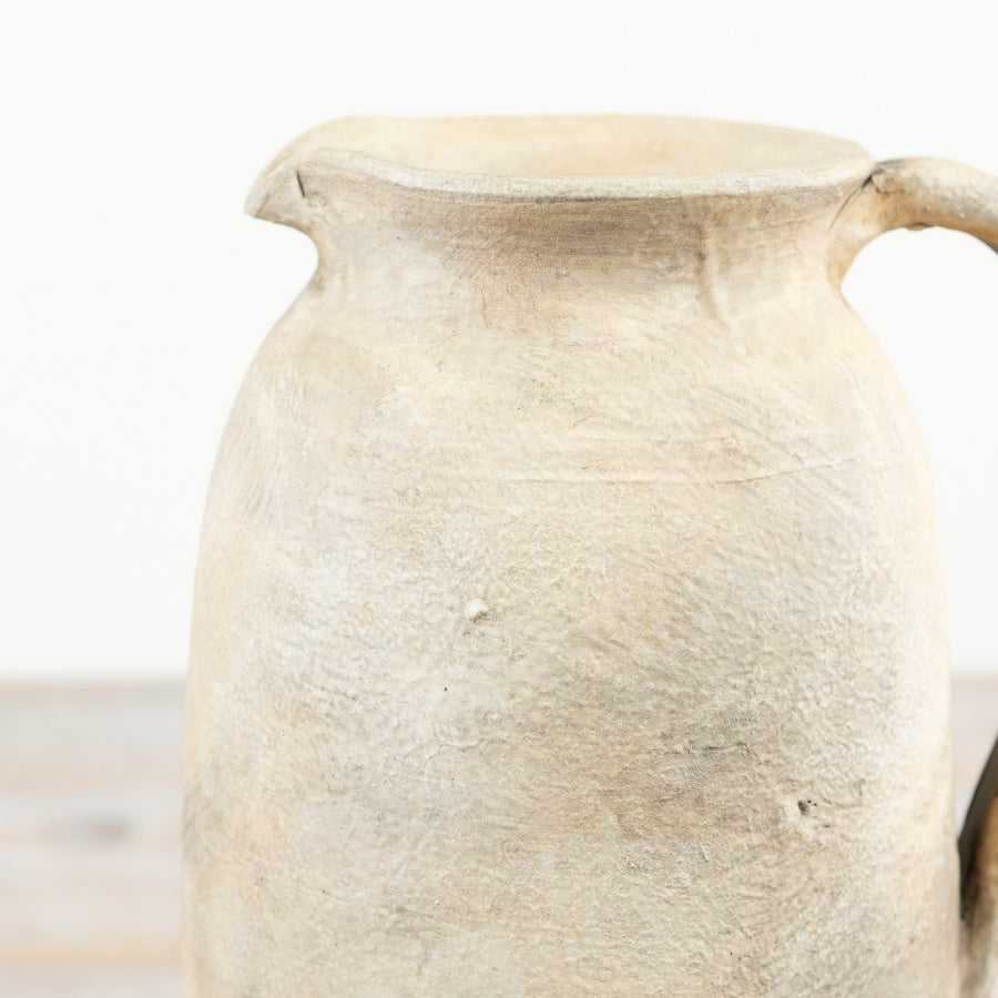 Terracotta Jug Cici Vase 26cm – Large Rustic Decorative Vase, Luxury Statement Home Décor Centrepiece