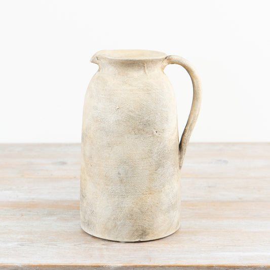 Terracotta Jug Cici Vase 26cm – Large Rustic Decorative Vase, Luxury Statement Home Décor Centrepiece
