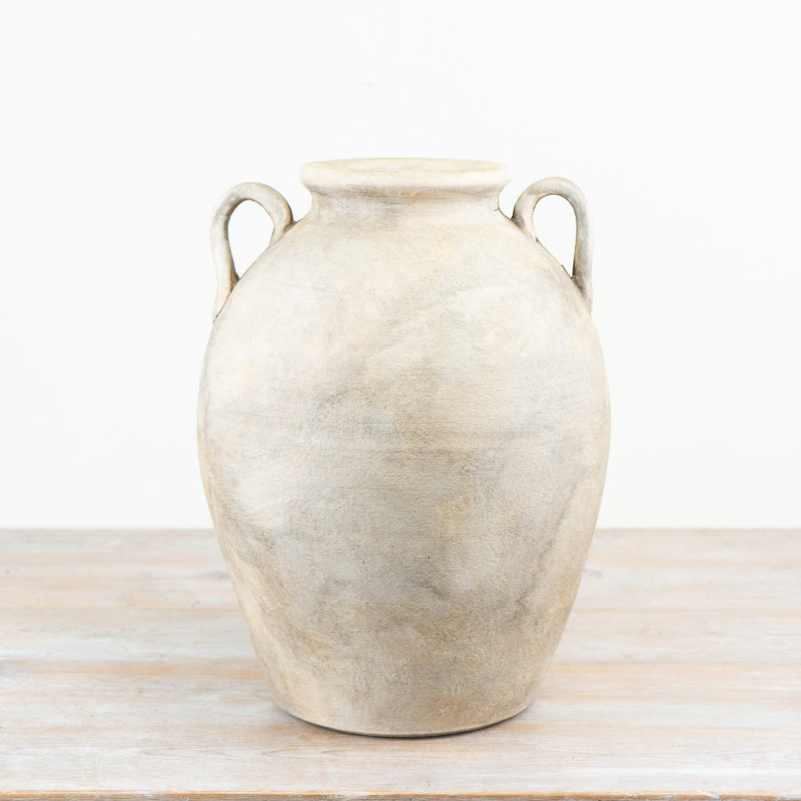 Cici Gavi Vase 37.5cm – Large Rustic Handcrafted Ceramic Vase with Handles