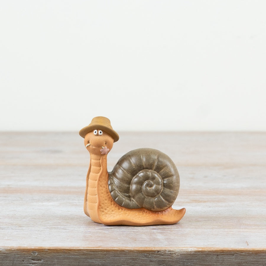 Snail Wearing Hat, 7.9cm