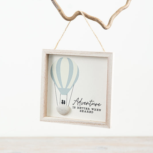 Wooden Frame Adventure is Better When Shared 13cm