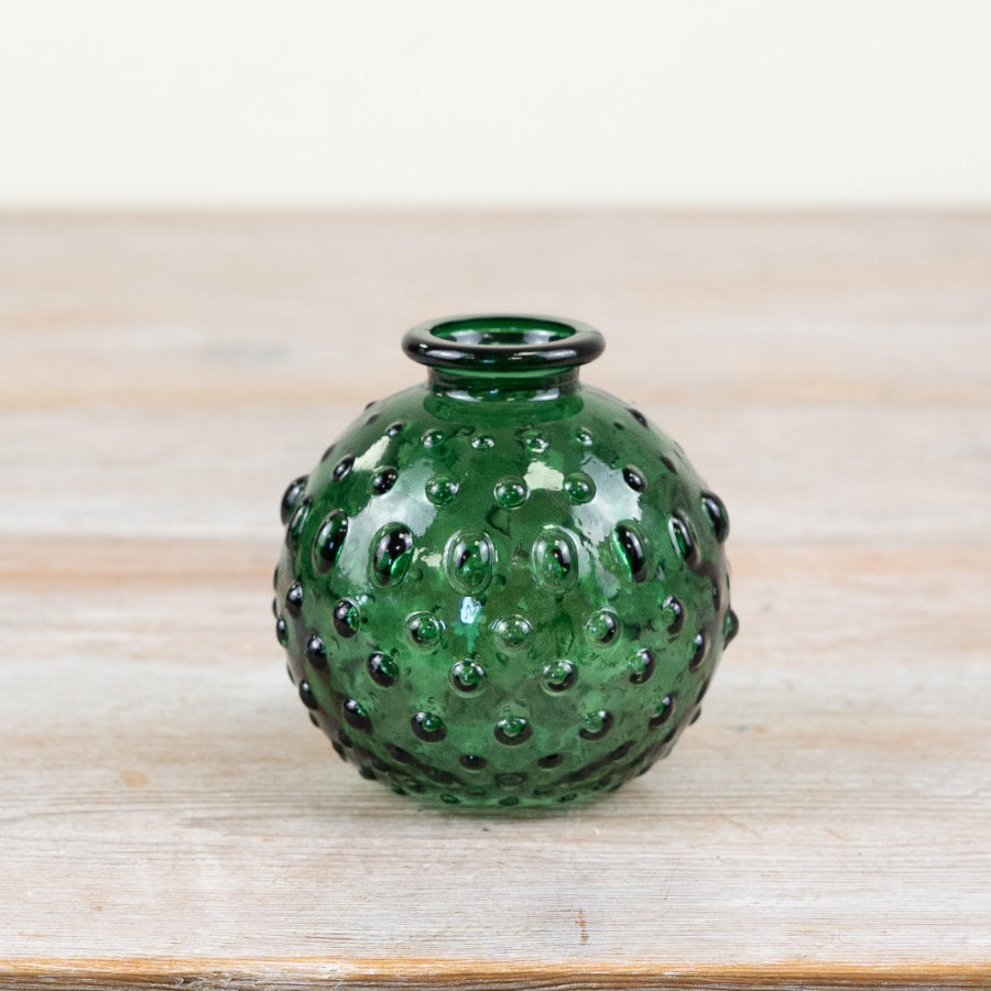 Green Bobble Vase, 8cm