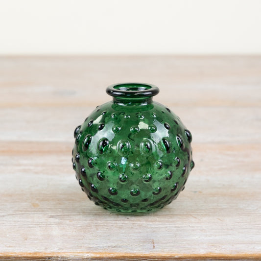 Green Bobble Vase, 8cm