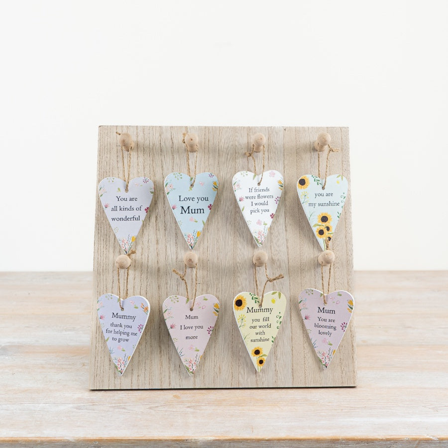 Just to Say Mini Heart Sign 9.6cm – Sentimental Hanging Heart Decoration, Thoughtful Gift Accent