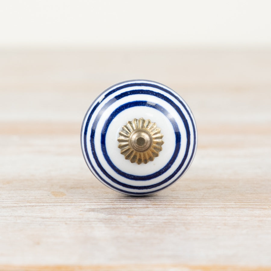 Bronze Ceramic Cabinet Knob, 4cm x 7cm