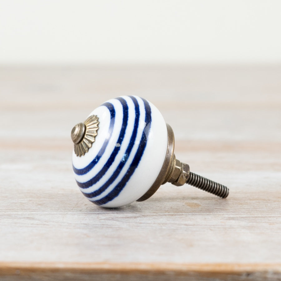 Bronze Ceramic Cabinet Knob, 4cm x 7cm