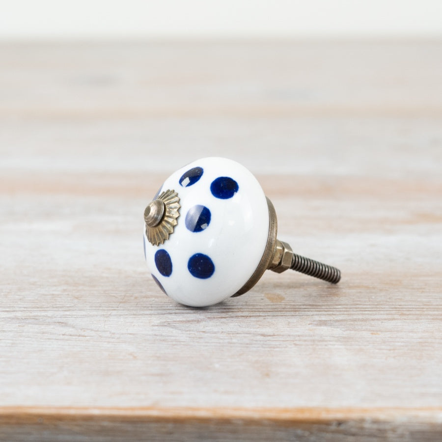 Vintage Bronze Ceramic Knob, 4cm x 7cm