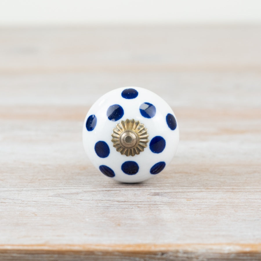 Vintage Bronze Ceramic Knob, 4cm x 7cm