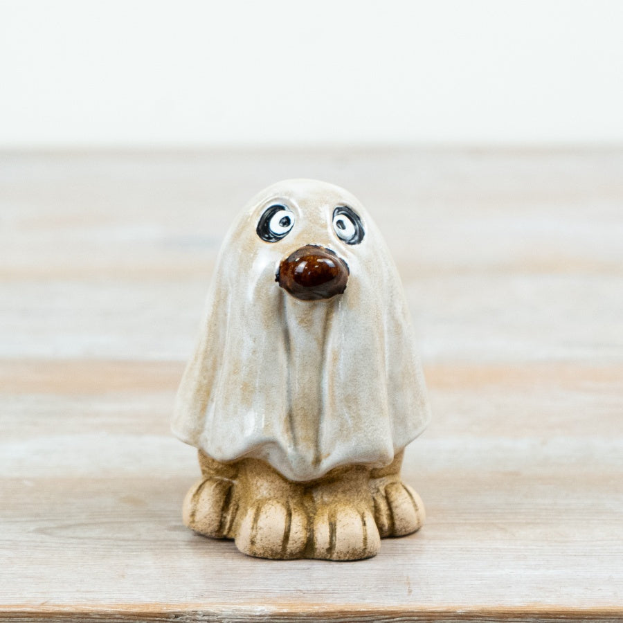 Little Lookers Ghost Dog Ornament, 10.3cm