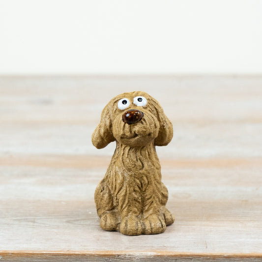 Cockapoo Dog Figurine 10.6cm – Cute Puppy Ornament, Decorative Animal Home Decor Gift for Dog Lovers