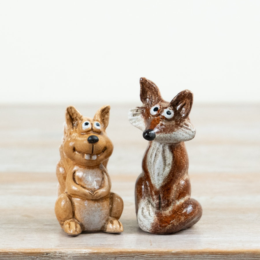 Little Lookers Brown Fox Ornamnet, 9.8cm