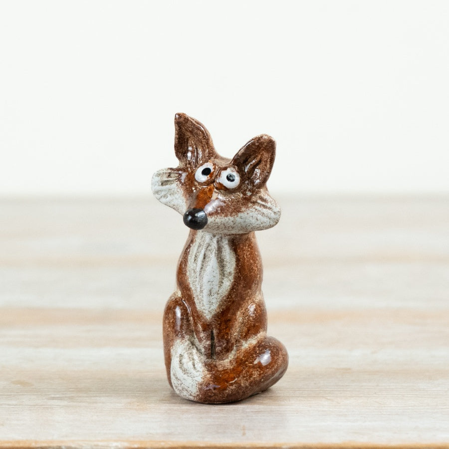 Little Lookers Brown Fox Ornamnet, 9.8cm