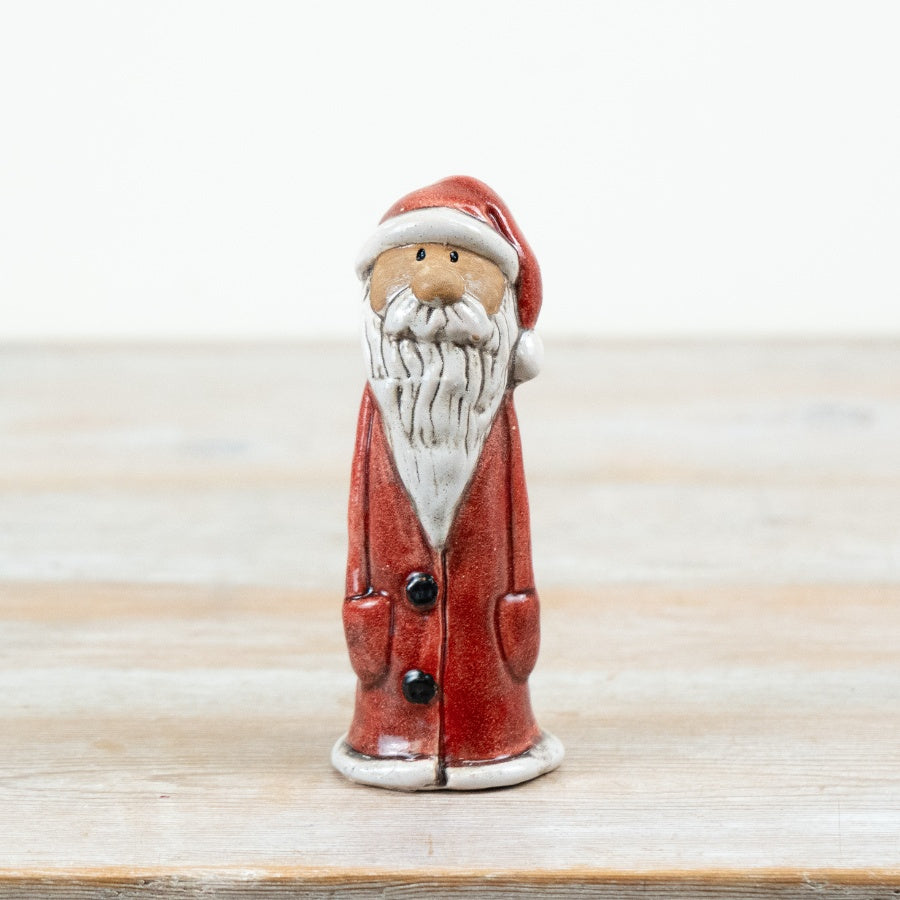 15cm Ceramic Santa Ornament