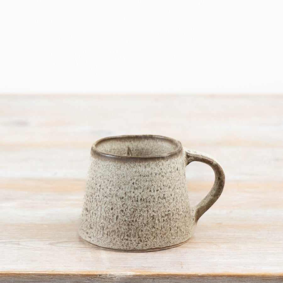 Neutral Speckled Rustic Mug Ceramic Coffee Mug Textured Glazed Drinkware Farmhouse Kitchen Tableware 12.5cm Item #79270