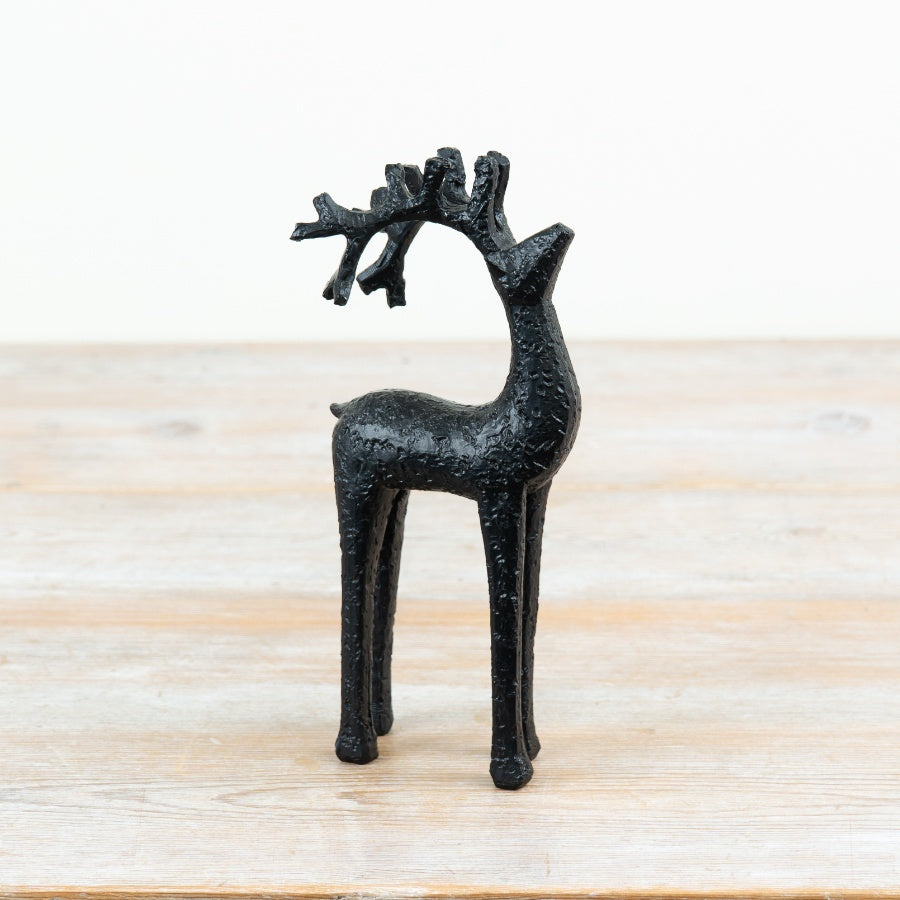 21cm Black Deer Ornament
