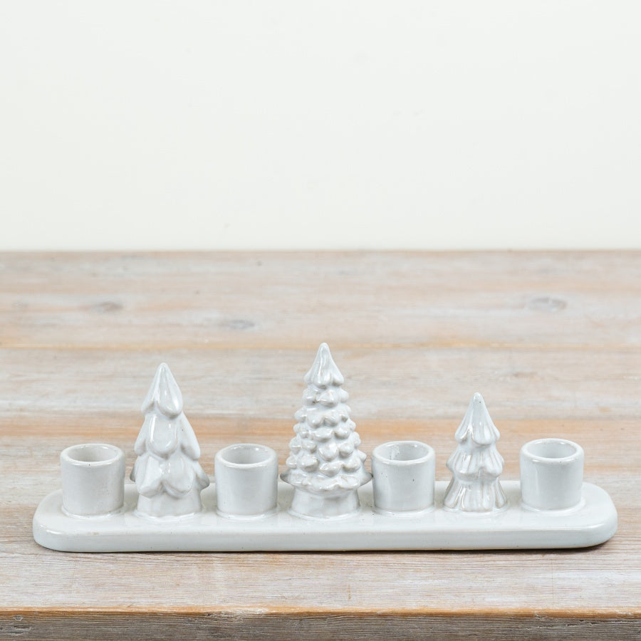 30cm Ceramic Christmas Tree Candle Holder