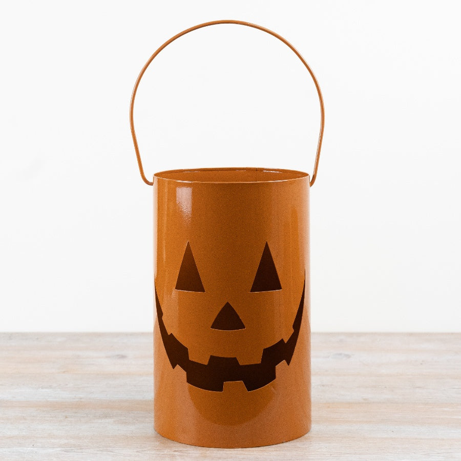 Pumpkin Lantern With Handles, 28cm