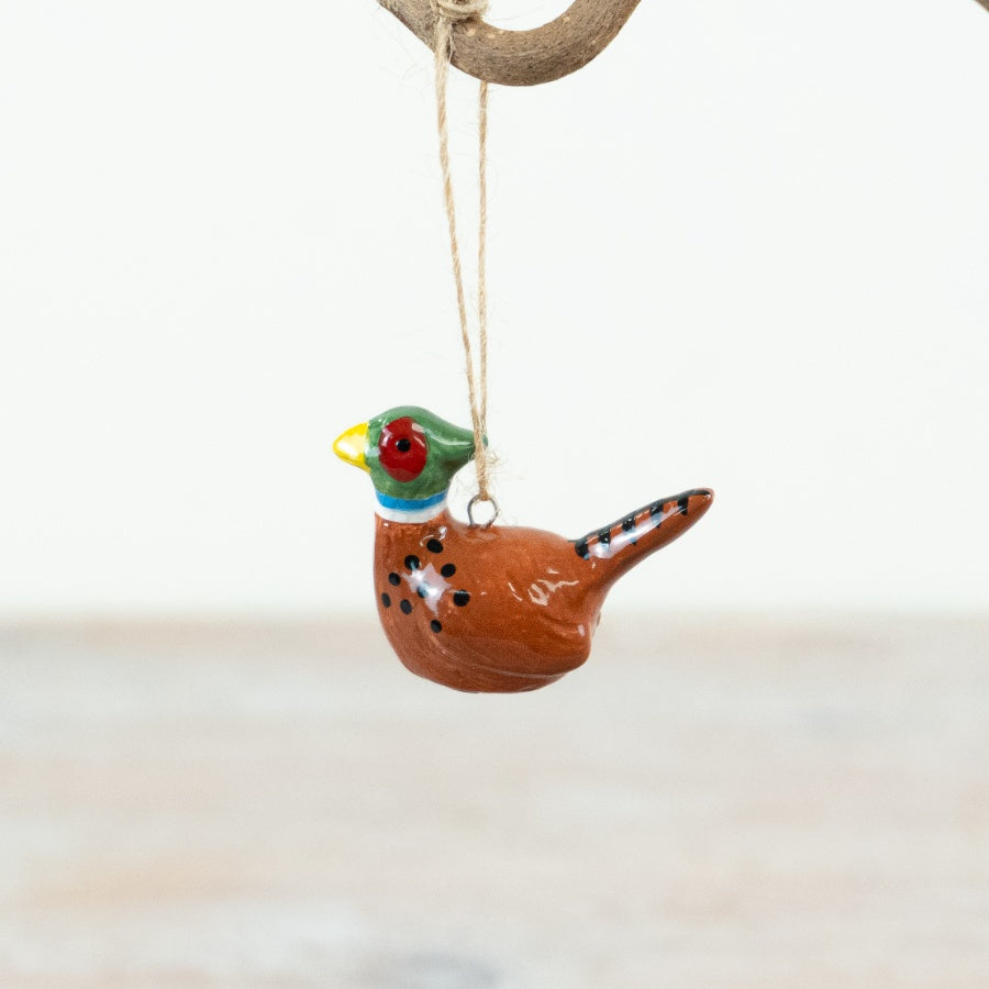 Pheasant Jute Hanger, 5cm