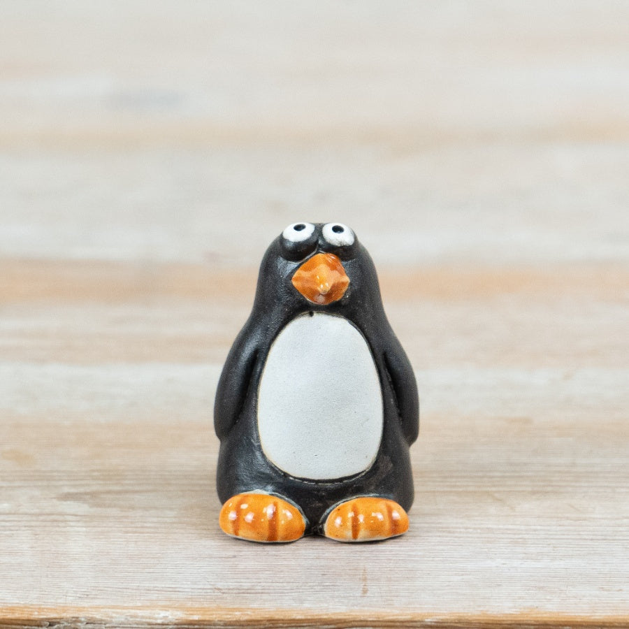 Little Lookers Penguin Ornament Ceramic Penguin Decoration Wildlife Home Décor Gift 6.6cm