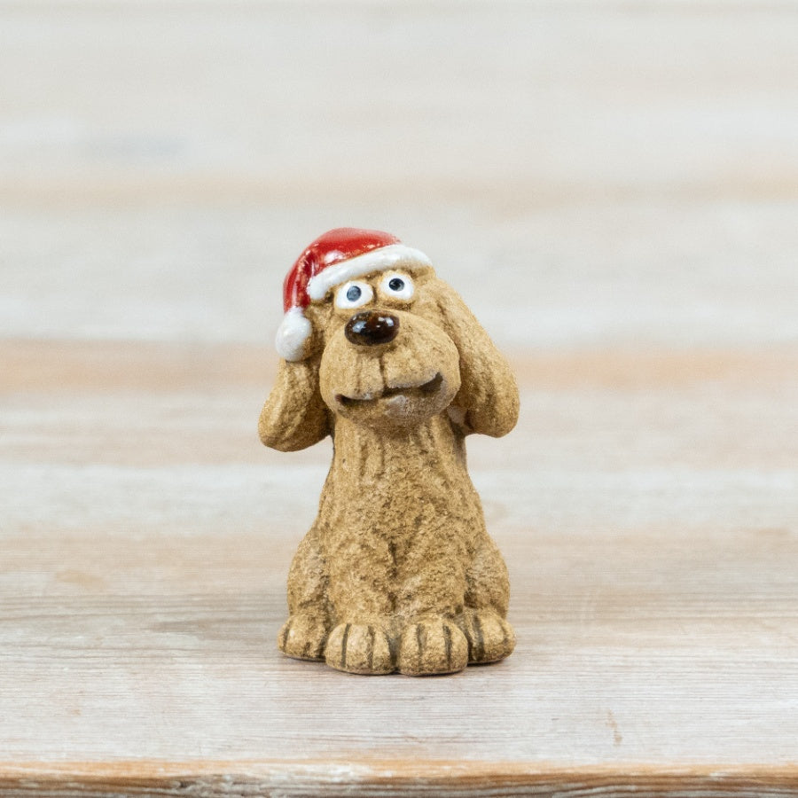 Little Looker Christmas Cockapoo Ornament, 6.5cm