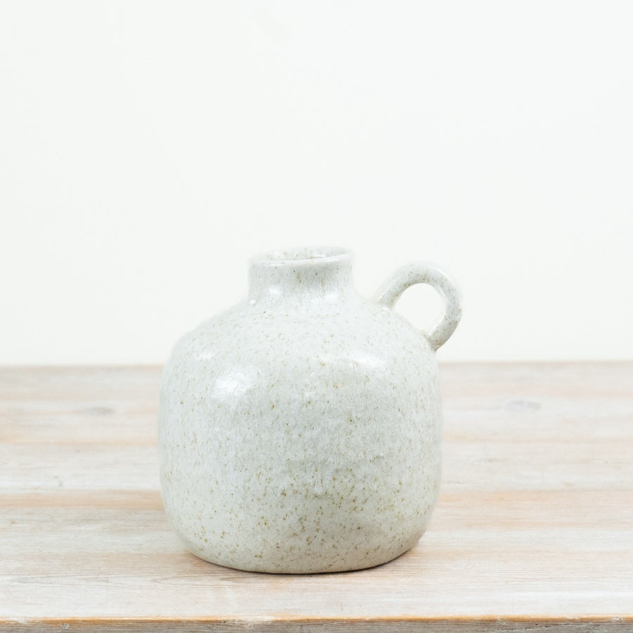 Bonnie Vase – Decorative Stoneware Vase for Dried Flowers Rustic Shelf Styling Home Decor