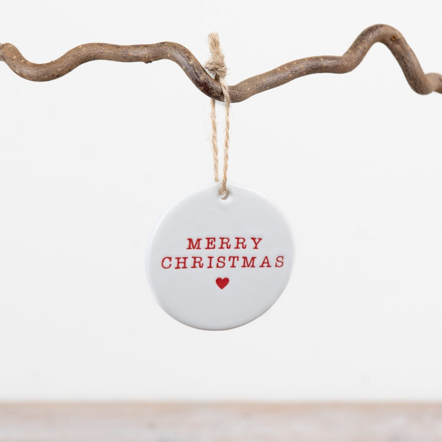 "Merry Christmas" Hanger, 6cm