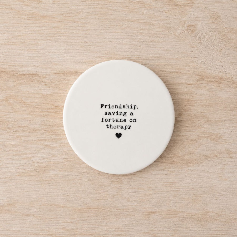 Frienship Coaster, 10cm