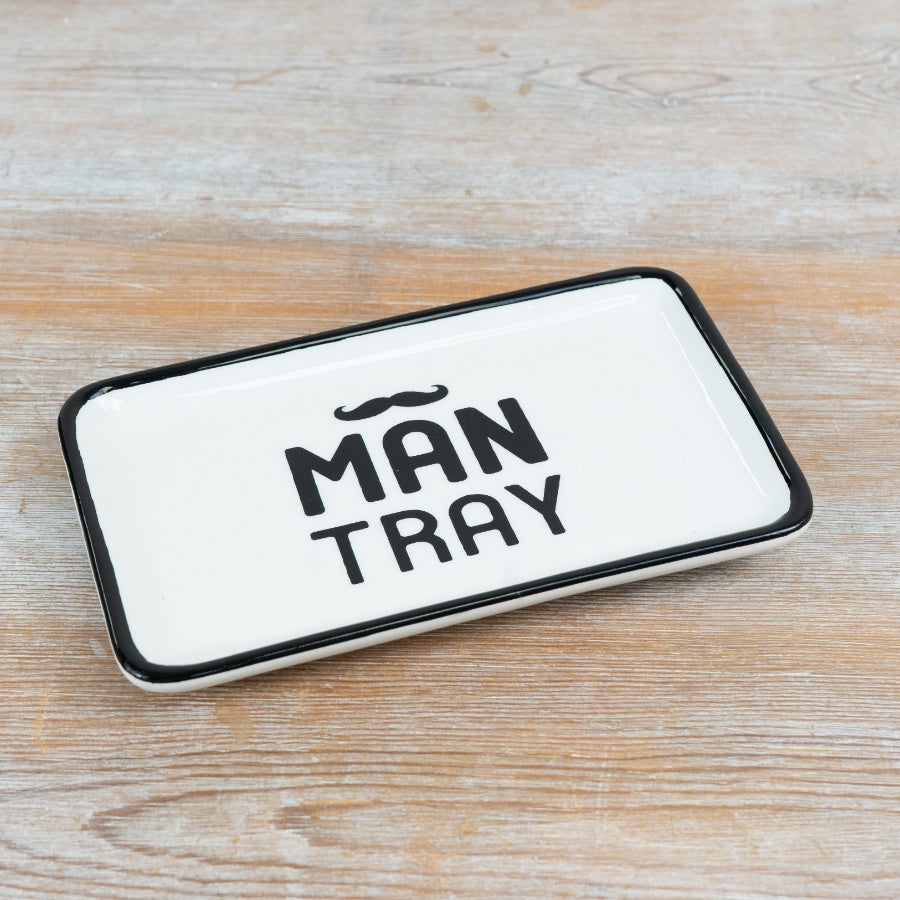 Ceramic Man Tray, 16.5cm