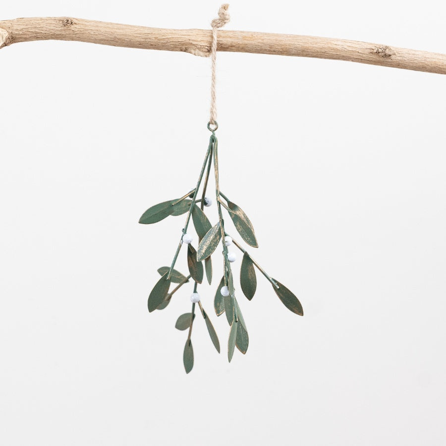 Metal White Berries Wreath White Berry Wreath Decoration Metal Hanging Ornament Seasonal Home Décor 27cm Item #81745