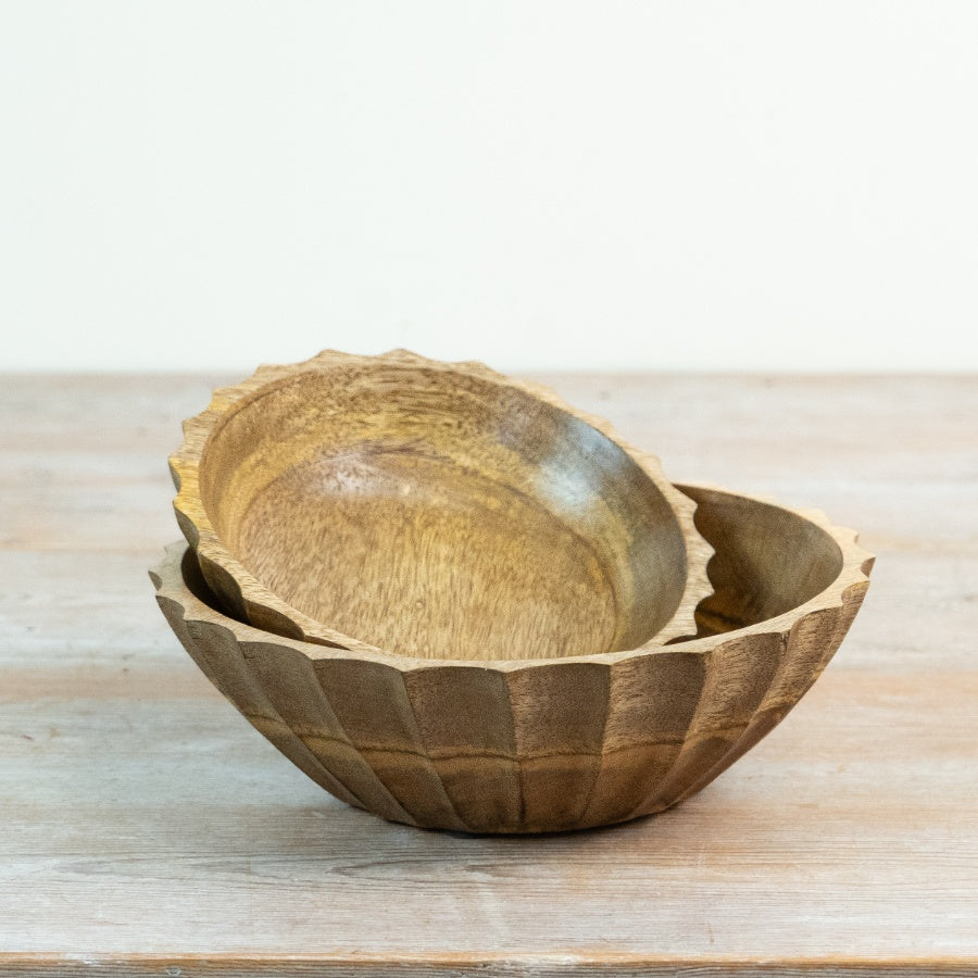 Mango Wood Bowl, 17cm
