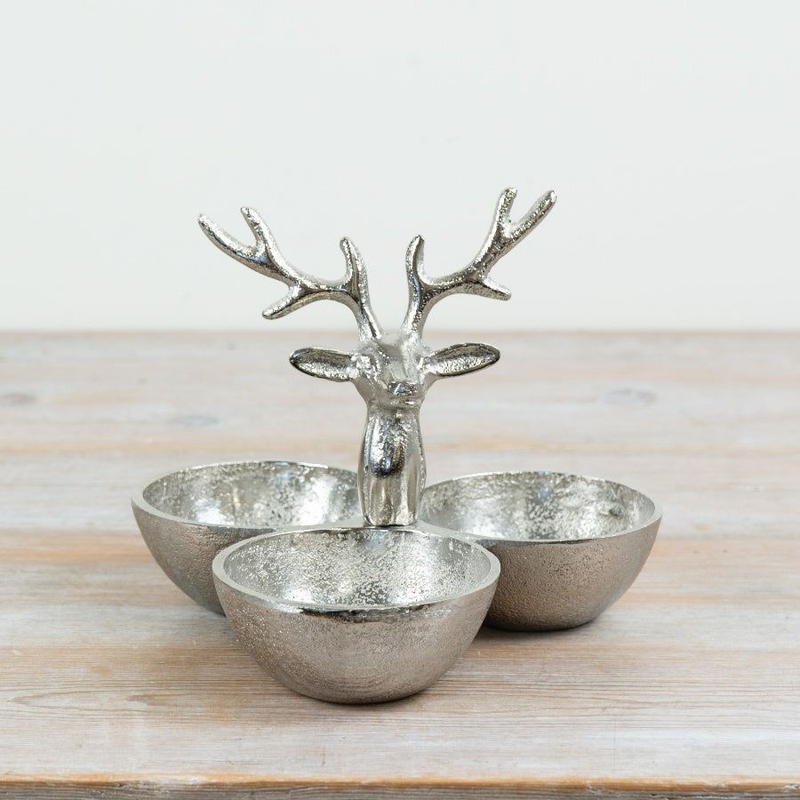 Stag Nibbles Dish, 20cm