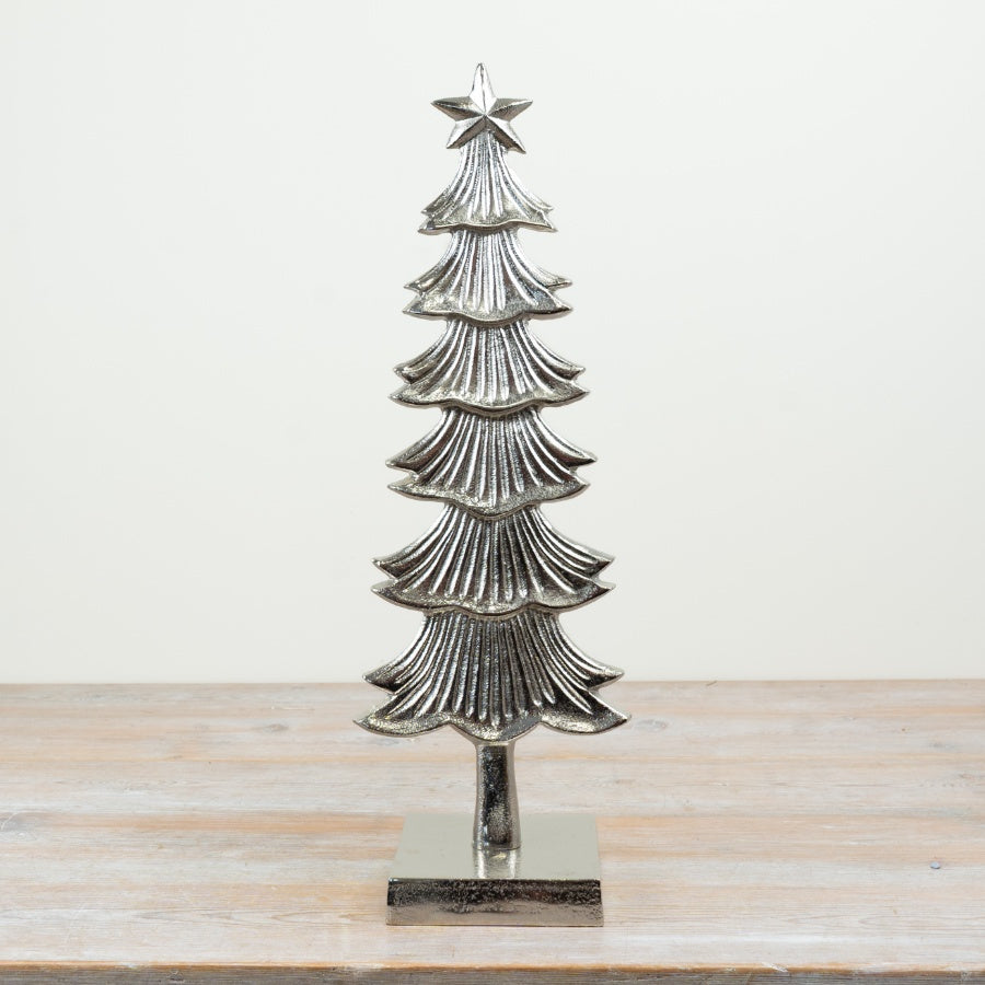 Aluminium Tree On Base, 50cm