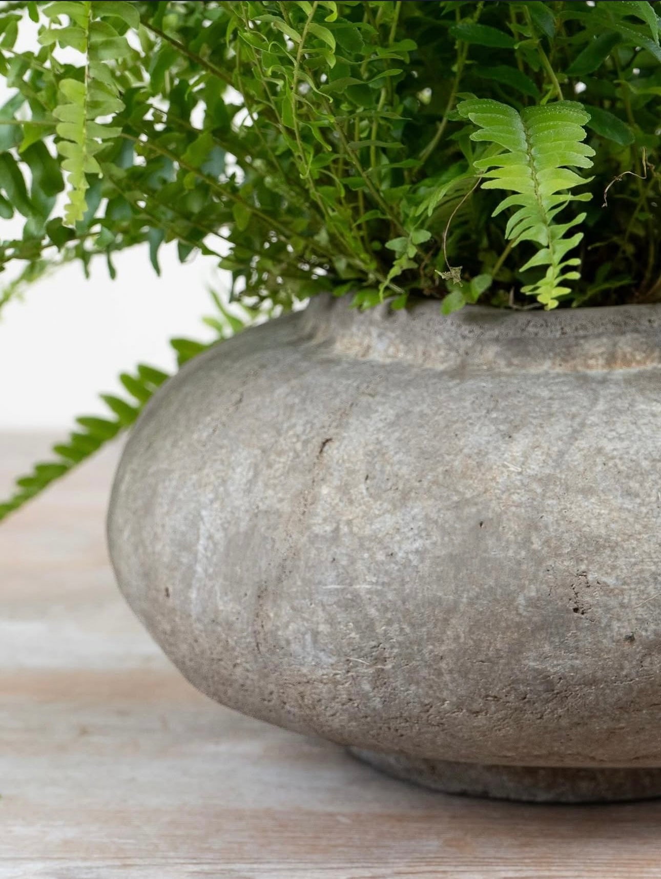 Tall Ceramic Vase 27cm – Textured Neutral Decorative for Modern, Rustic or Minimalist Home Décor – Slim Perry for Hallway, Mantel or Dining Table Display