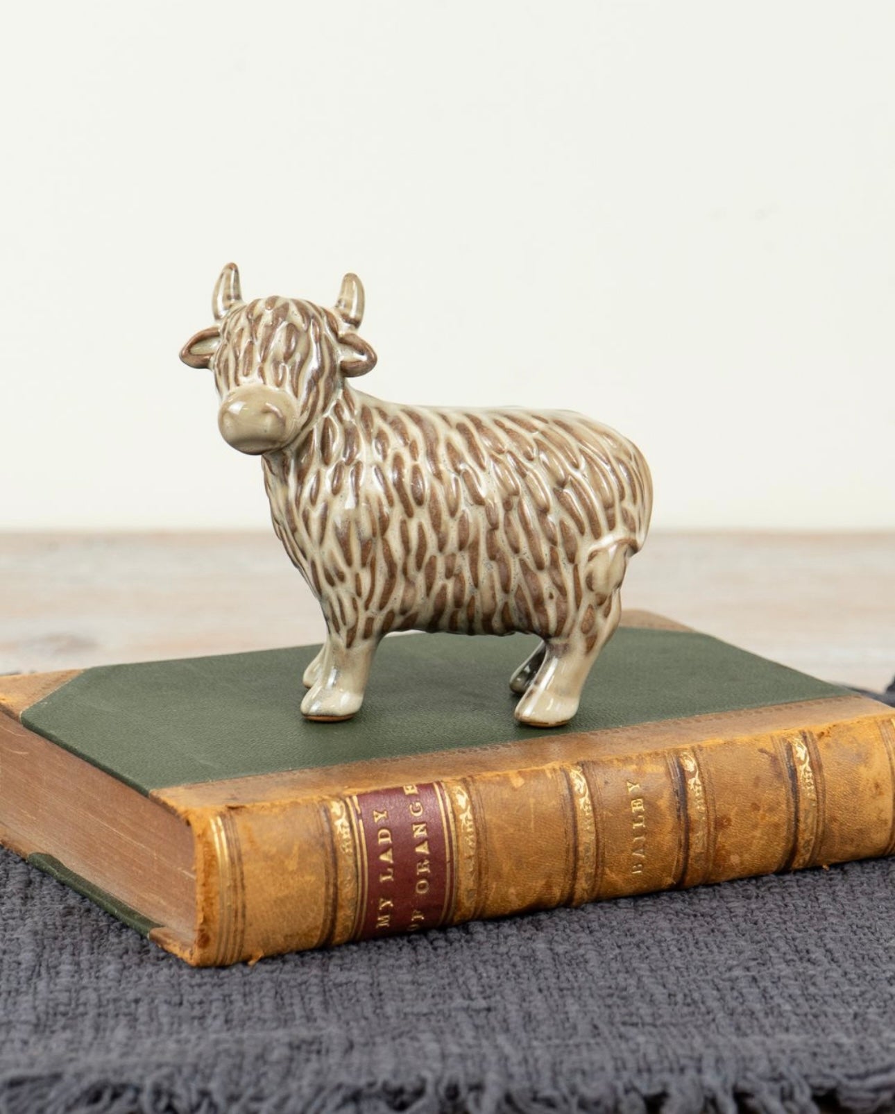 Highland Cow Ornament, 11.2cm