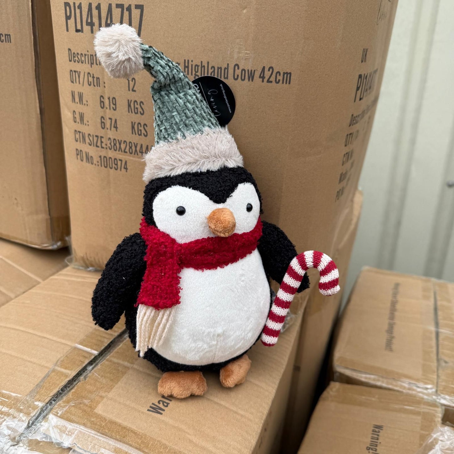 Fabric Penguin Deco, 34cm