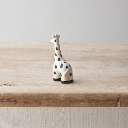 6cm Porcelain Giraffe Ornament Figurine - Adorable Safari Decor Accent