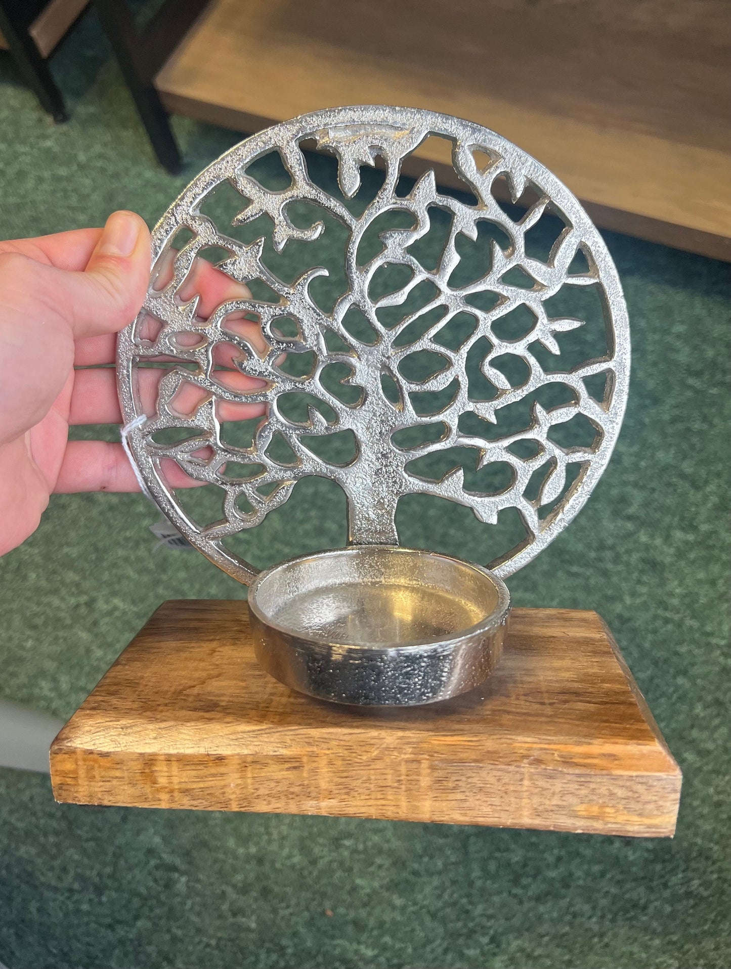 20cm Tree of Life Candle Holder - Spiritual and Elegant Decor Accent